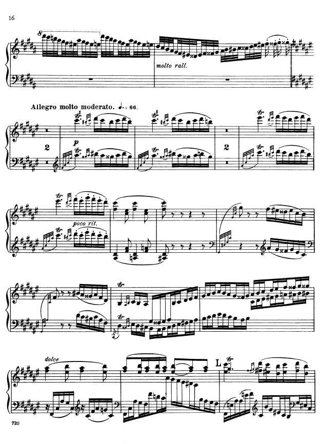 叙事曲 Ballade for Piano and Orchestra Op.19钢琴谱