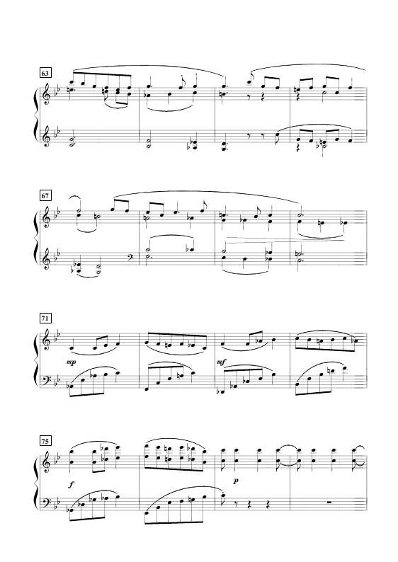 Theme and Variation by Folksong of Shannxi女娃担水变奏曲钢琴谱