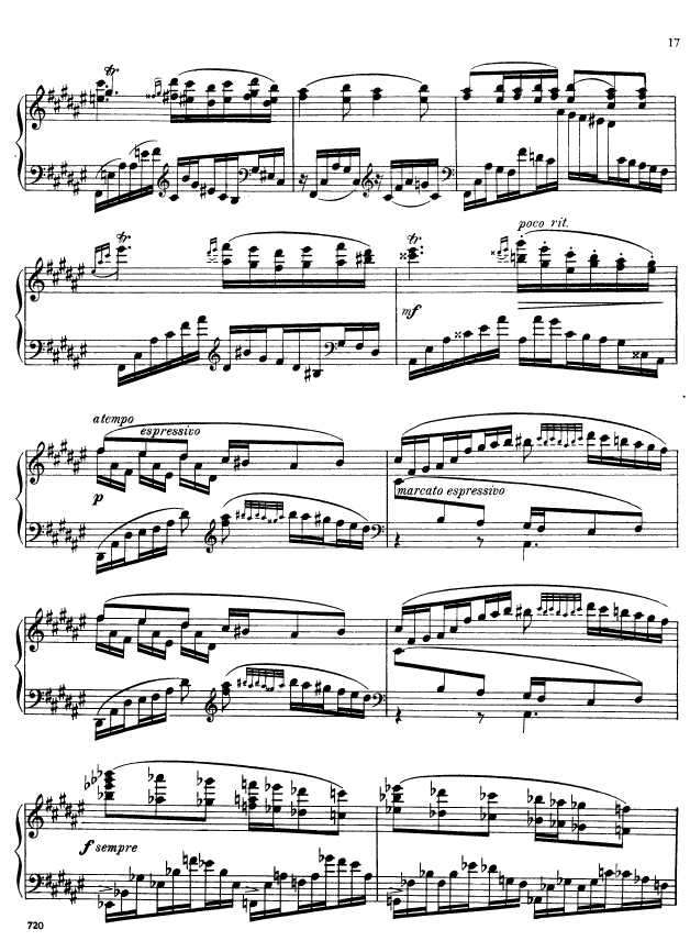 叙事曲 Ballade for Piano and Orchestra Op.19钢琴谱