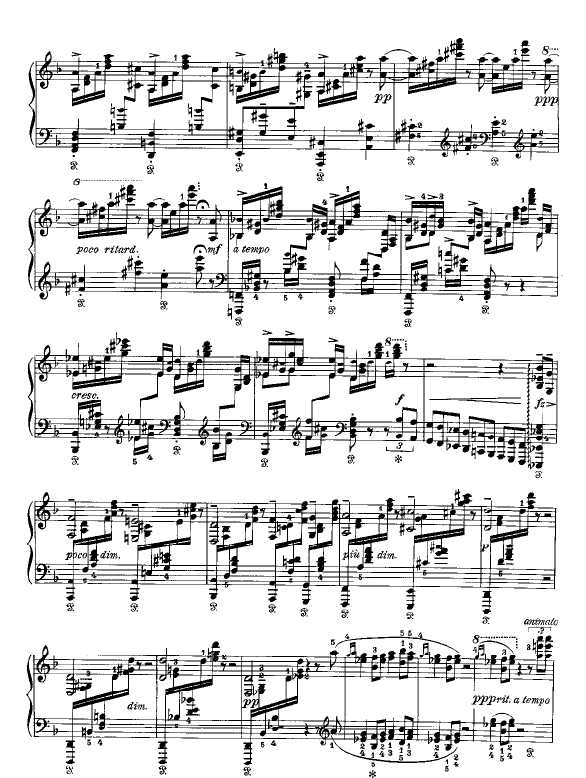 6首歌曲改编曲 6 Piano Transcriptions of Songs Op.41钢琴谱