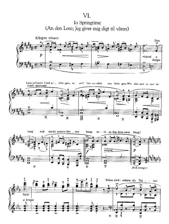 6首歌曲改编曲 6 Piano Transcriptions of Songs Op.41钢琴谱