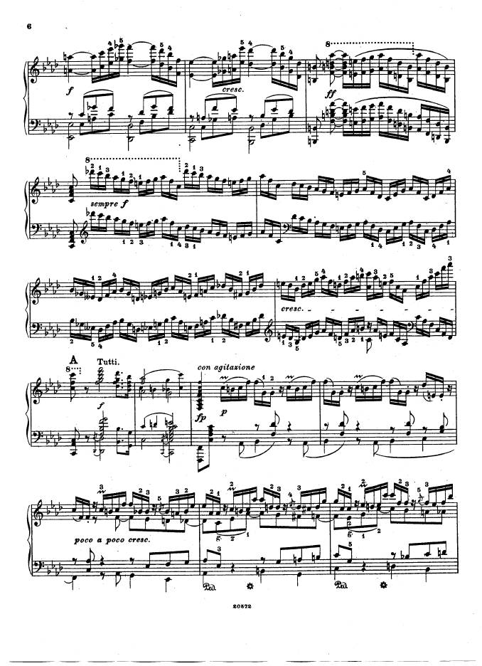 f小调钢琴协奏曲 Piano Concerto in f Minor Op.16钢琴谱