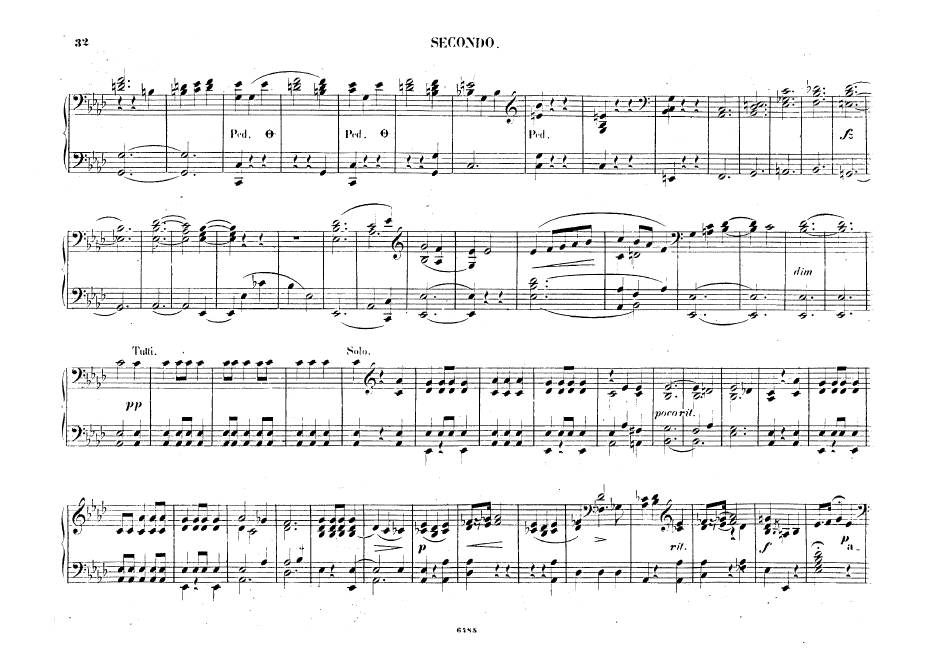 f小调第二钢琴协奏曲 Op.21 Piano Concerto No.2 in f Minor Op.21钢琴谱