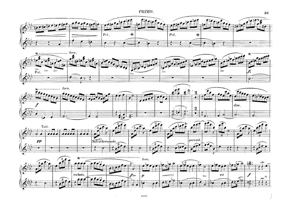 f小调第二钢琴协奏曲 Op.21 Piano Concerto No.2 in f Minor Op.21钢琴谱