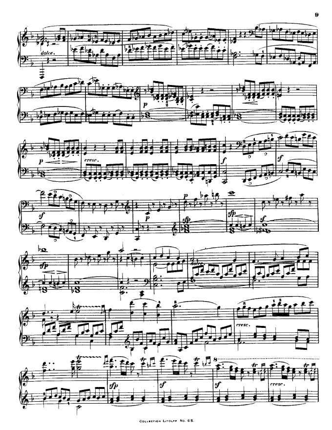 F大调第七弦乐四重奏 String Quartet No.7 in F Major Op.59钢琴谱