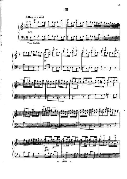 F大调第二勃兰登堡协奏曲 Brandenburg Concerto No.2 in F Major BWV.1047钢琴谱