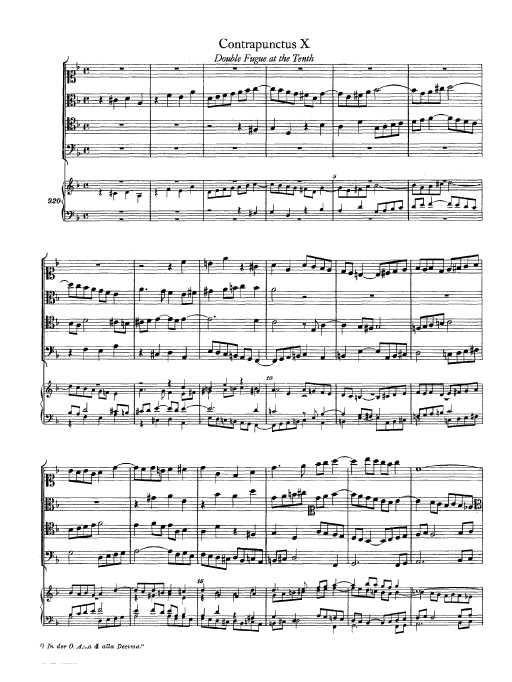 The Art of the Fugue BWV 1080 赋格的艺术钢琴谱