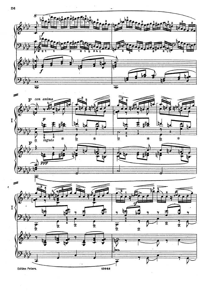 f小调钢琴协奏曲 Piano Concerto in f Minor Op.16钢琴谱