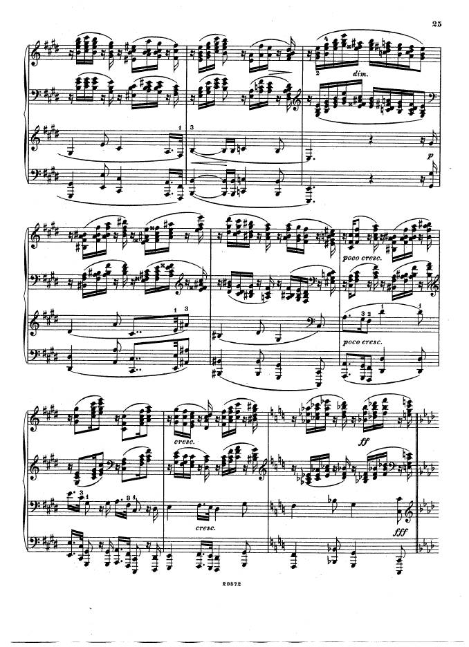 f小调钢琴协奏曲 Piano Concerto in f Minor Op.16钢琴谱