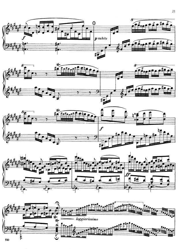 叙事曲 Ballade for Piano and Orchestra Op.19钢琴谱