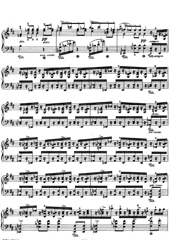 Lyric Pieces, Op.65, No.6钢琴谱