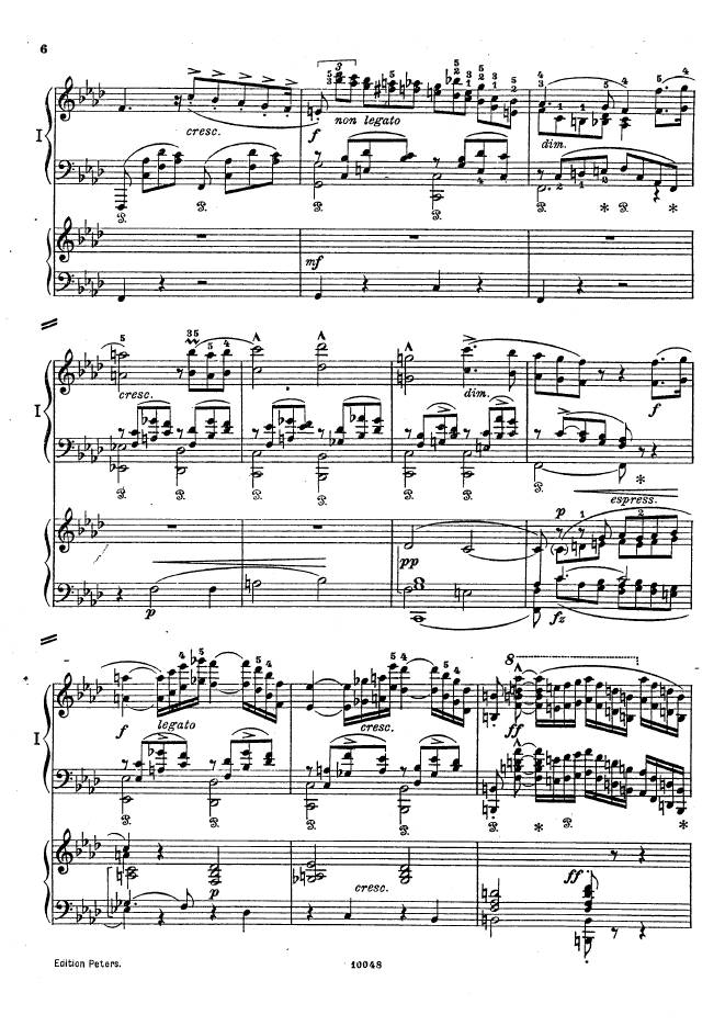 f小调钢琴协奏曲 Piano Concerto in f Minor Op.16钢琴谱