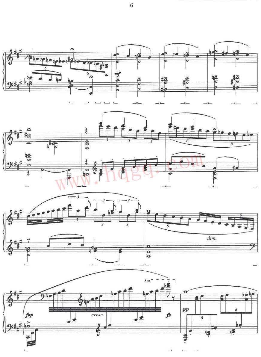 格什温练习曲 Gershwin Etudes钢琴谱