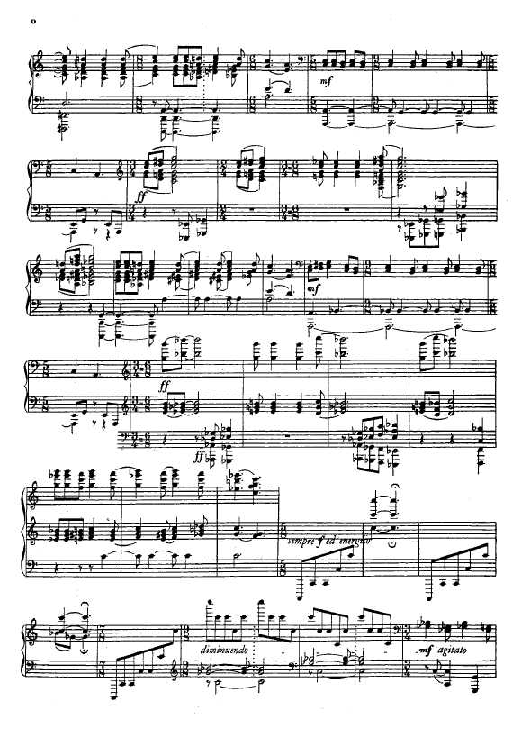 第一钢琴奏鸣曲 Piano Sonata No.1 Op.22钢琴谱