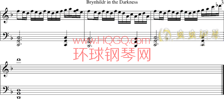 Brynhildr in the Darkness钢琴谱