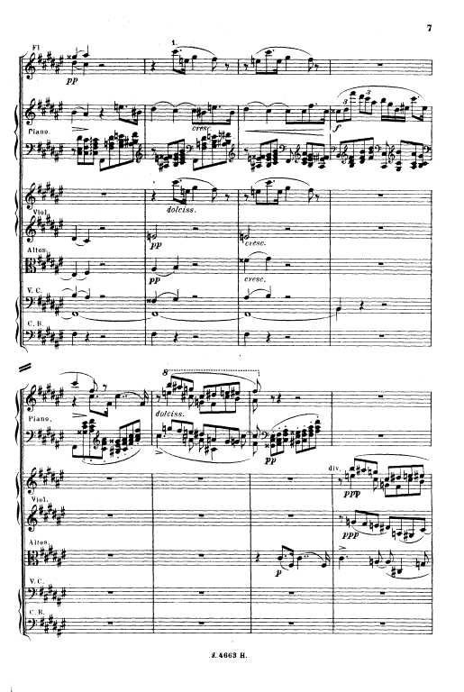 叙事曲 Ballade for Piano and Orchestra Op.19钢琴谱