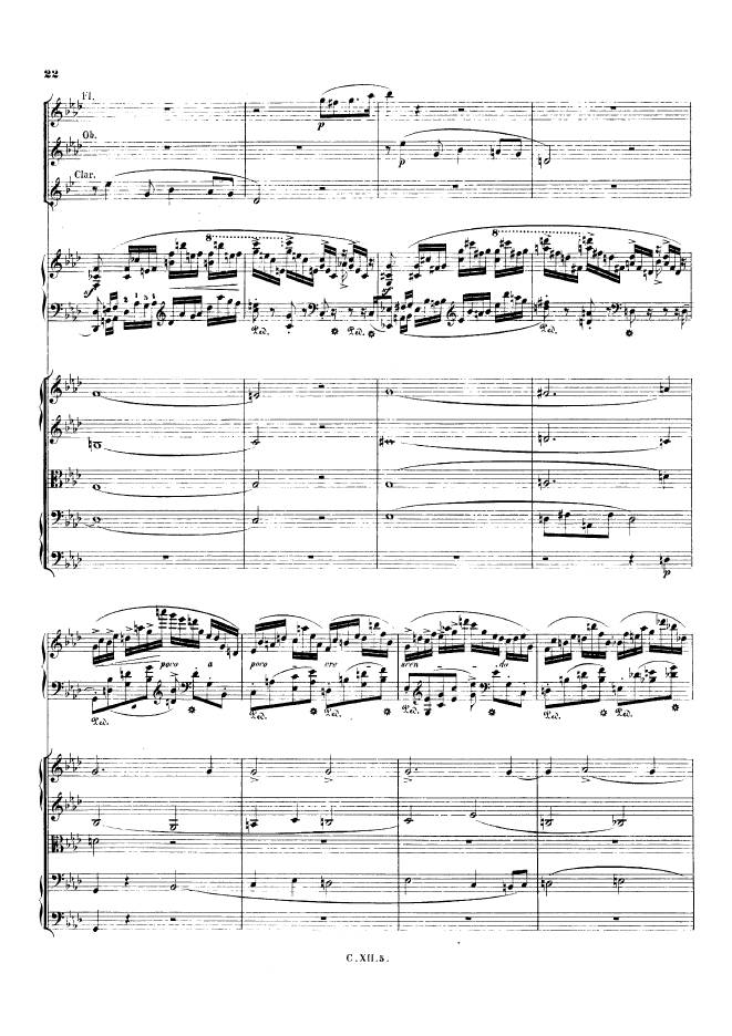 f小调第二钢琴协奏曲 Op.21 Piano Concerto No.2 in f Minor Op.21钢琴谱