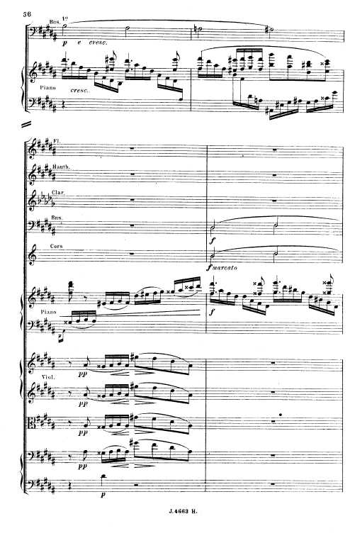 叙事曲 Ballade for Piano and Orchestra Op.19钢琴谱