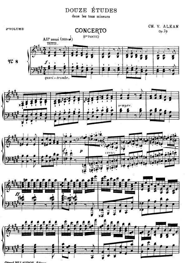 12首小调练习曲 12 Etudes in All Minor Keys Op.39钢琴谱