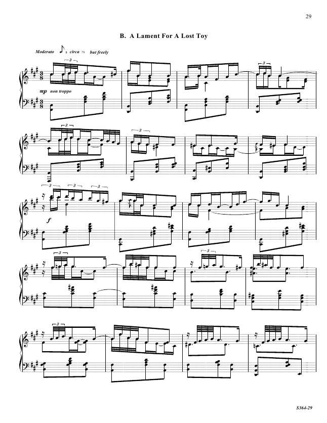 第八钢琴奏鸣曲 Piano Sonata No.8 S.364a Ornstein, Leo 里奥·奥恩斯坦钢琴谱