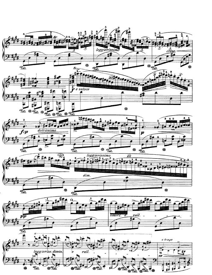 e小调第一钢琴协奏曲 Op.11 Piano Concerto No.1 in e Minor Op.11钢琴谱