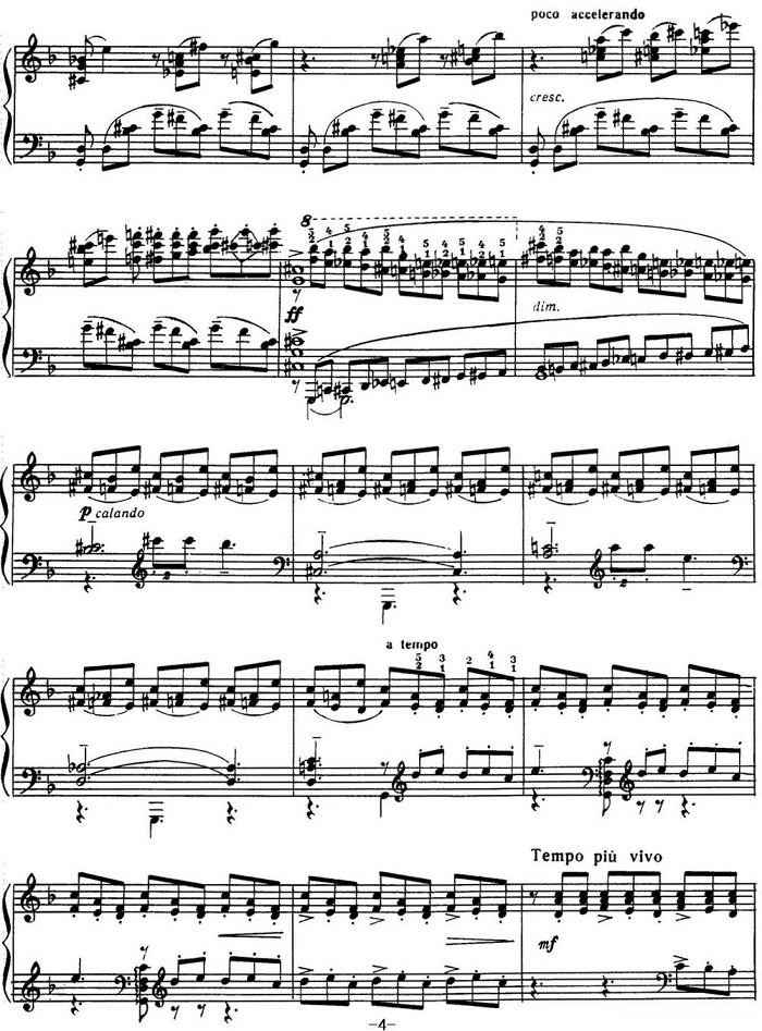 拉赫玛尼诺夫 音画练习曲16或17 Etudes tableaux Op.39 No.8钢琴谱