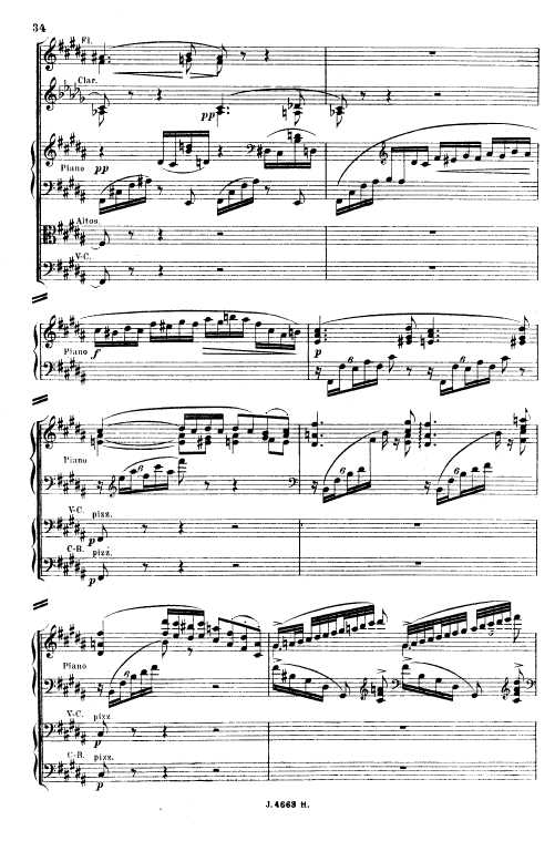 叙事曲 Ballade for Piano and Orchestra Op.19钢琴谱