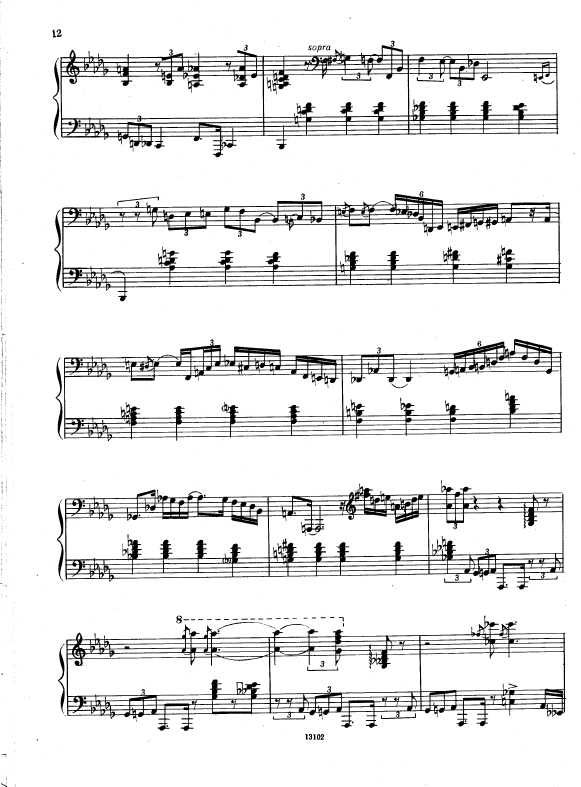 变奏曲 Variations Op.41钢琴谱