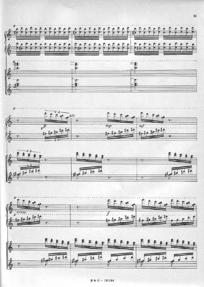 第一钢琴协奏曲 Piano Concerto No.1 Op.28钢琴谱