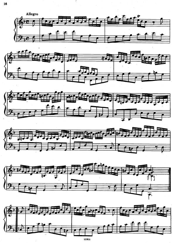 F大调第二组曲 Suite No.2 in F Major HWV 427钢琴谱