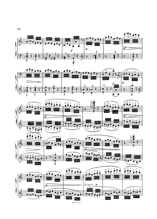 12首小调练习曲 12 Etudes in All Minor Keys Op.39钢琴谱