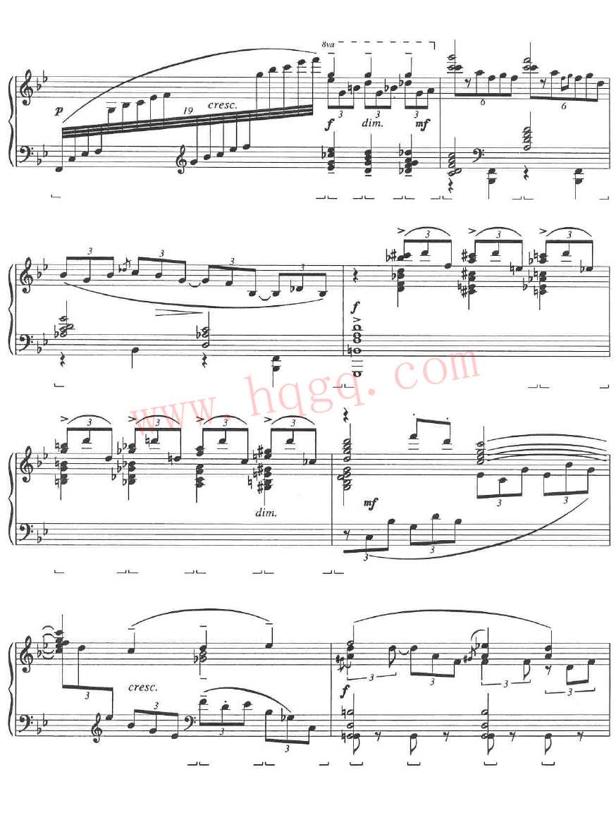 格什温练习曲 Gershwin Etudes钢琴谱