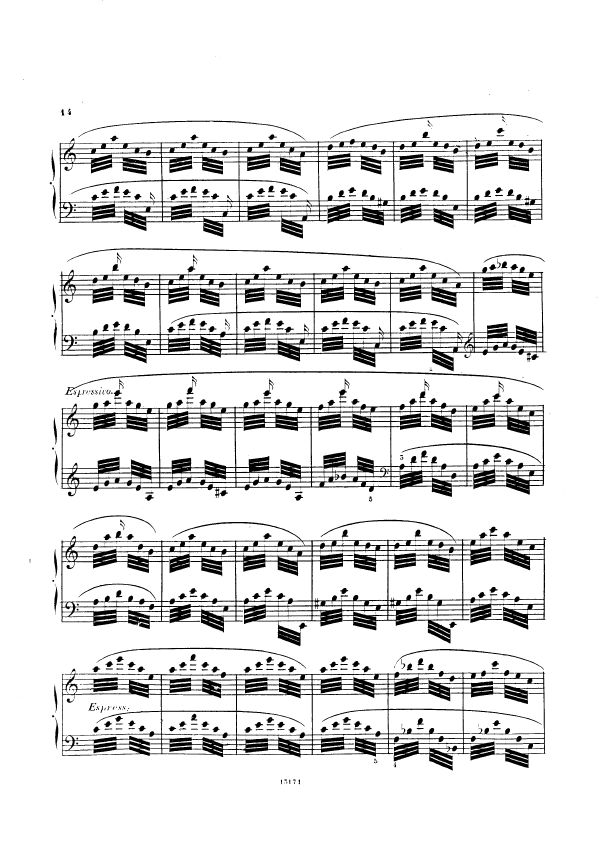 12首小调练习曲 12 Etudes in All Minor Keys Op.39钢琴谱