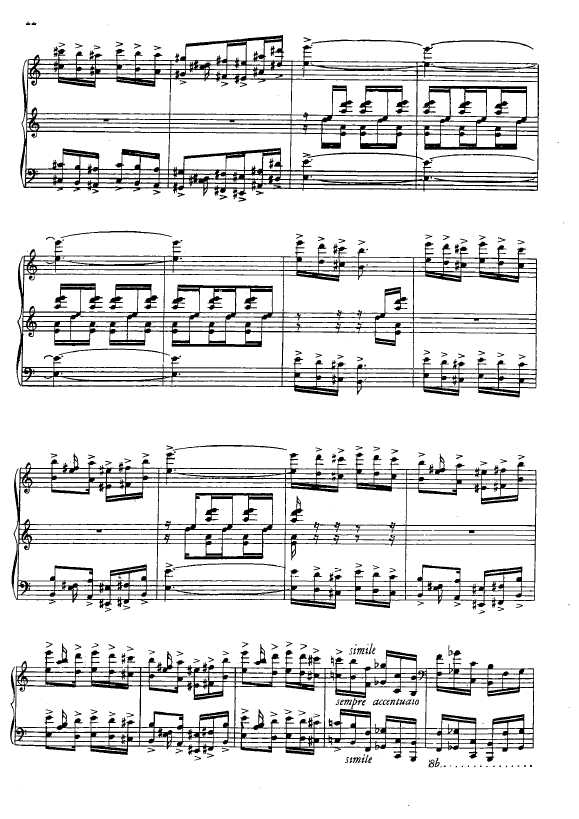 第一钢琴奏鸣曲 Piano Sonata No.1 Op.22钢琴谱