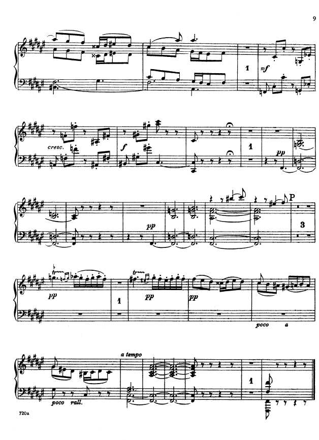 叙事曲 Ballade for Piano and Orchestra Op.19钢琴谱