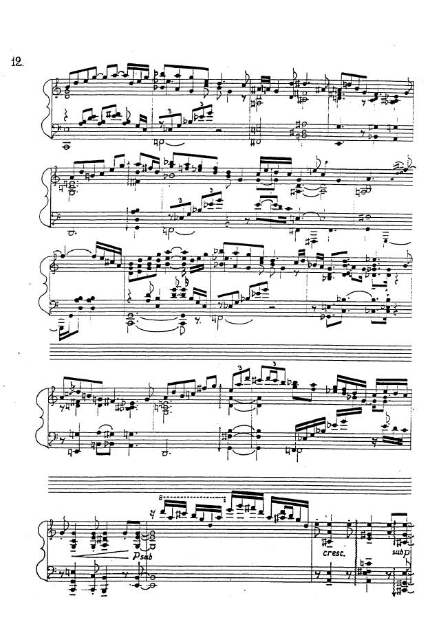 第九钢琴奏鸣曲 Piano Sonata No.9 Op.78钢琴谱