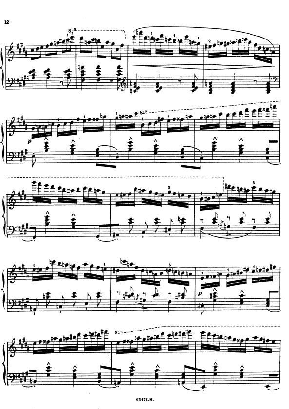 12首小调练习曲 12 Etudes in All Minor Keys Op.39钢琴谱