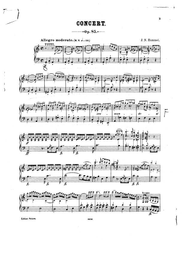 a小调钢琴协奏曲 Piano Concerto in a Minor Op.85钢琴谱