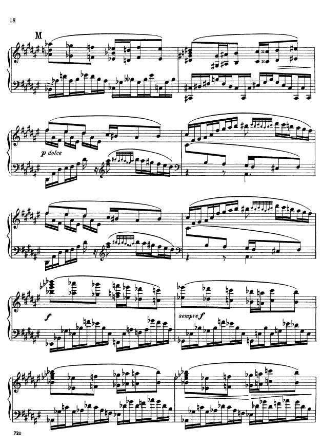 叙事曲 Ballade for Piano and Orchestra Op.19钢琴谱