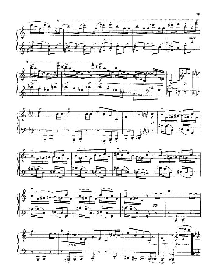 F大调第三钢琴奏鸣曲 Piano Sonata No.3 in F Major Op.46钢琴谱