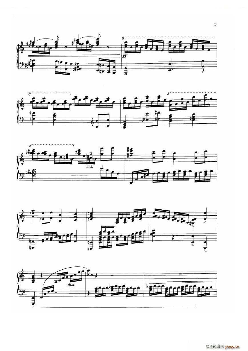 未知 《Dohnanyi Etude Op 28 - 1 1 -》简谱