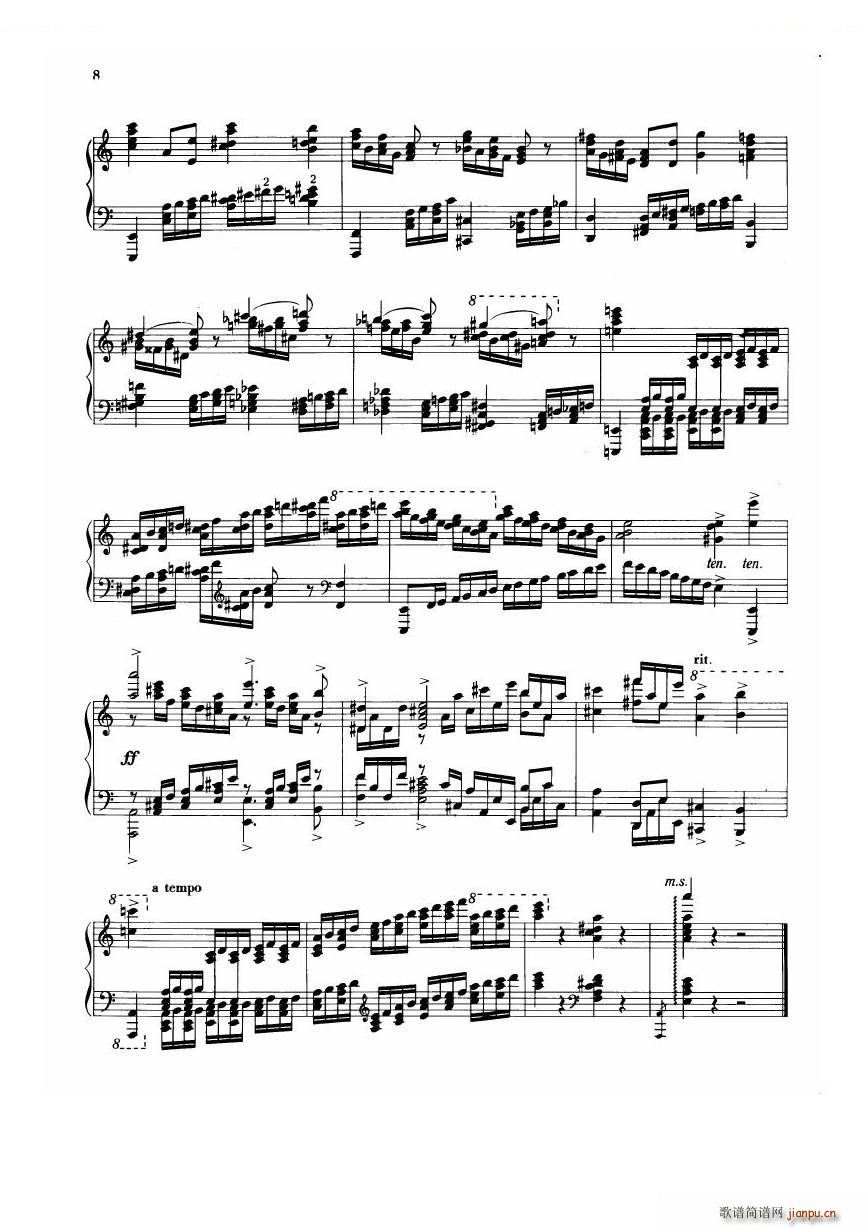 未知 《Dohnanyi Etude Op 28 - 1 1 -》简谱