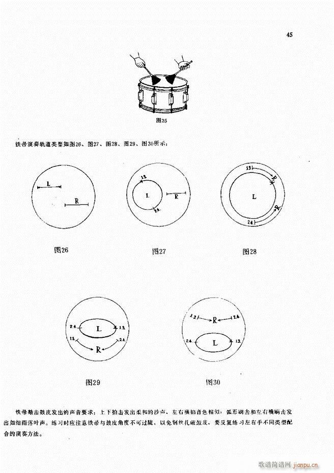 未知 《爵士鼓现代风格演奏教程1-60》简谱