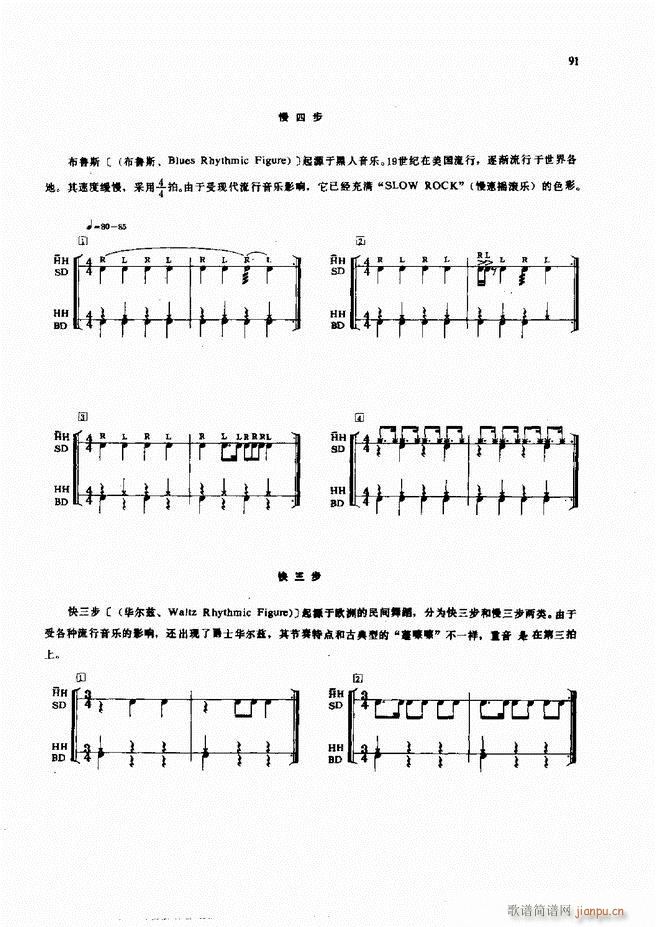 未知 《爵士鼓演奏法61-133》简谱