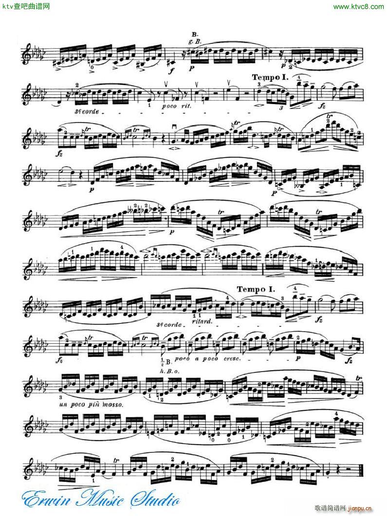 罗德 《罗德 24首练习曲Pierre Rode 24 Studi Per violino 09 16》简谱