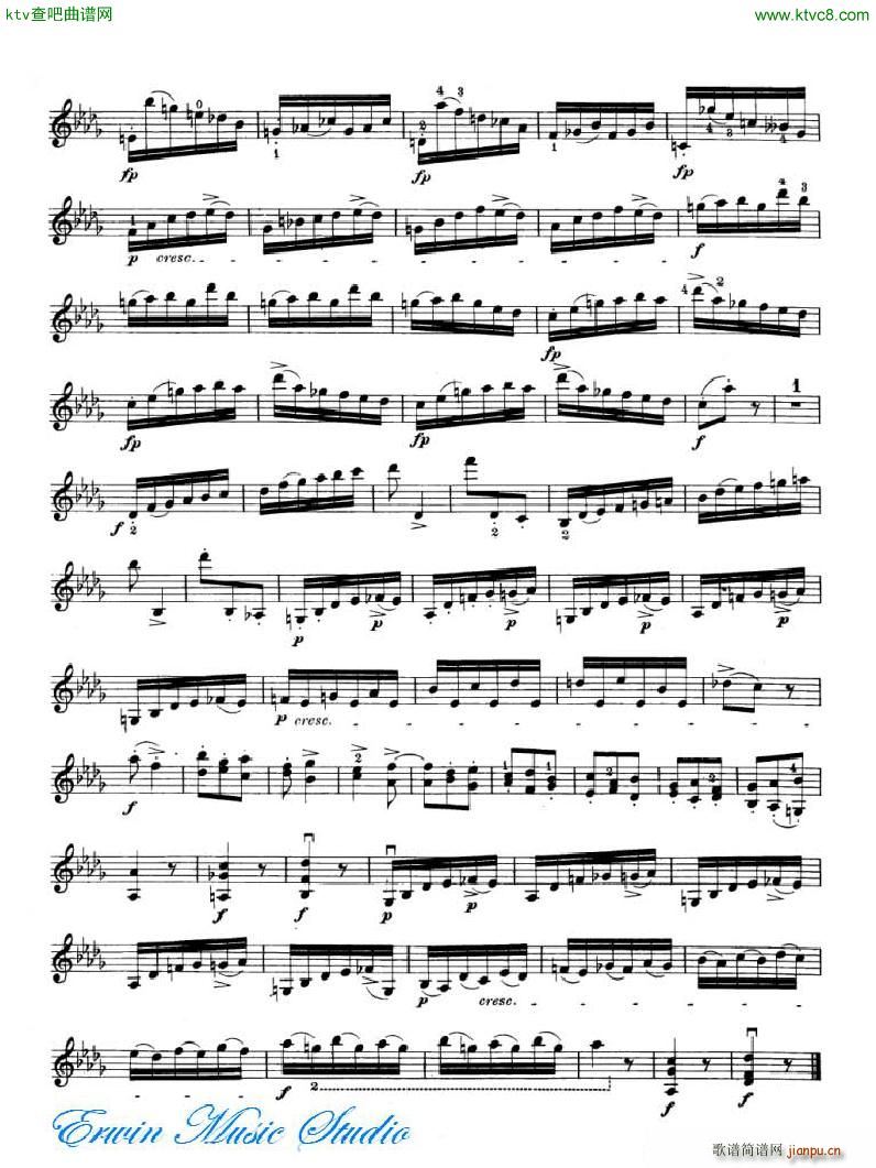 罗德 《罗德 24首练习曲Pierre Rode 24 Studi Per violino 09 16》简谱