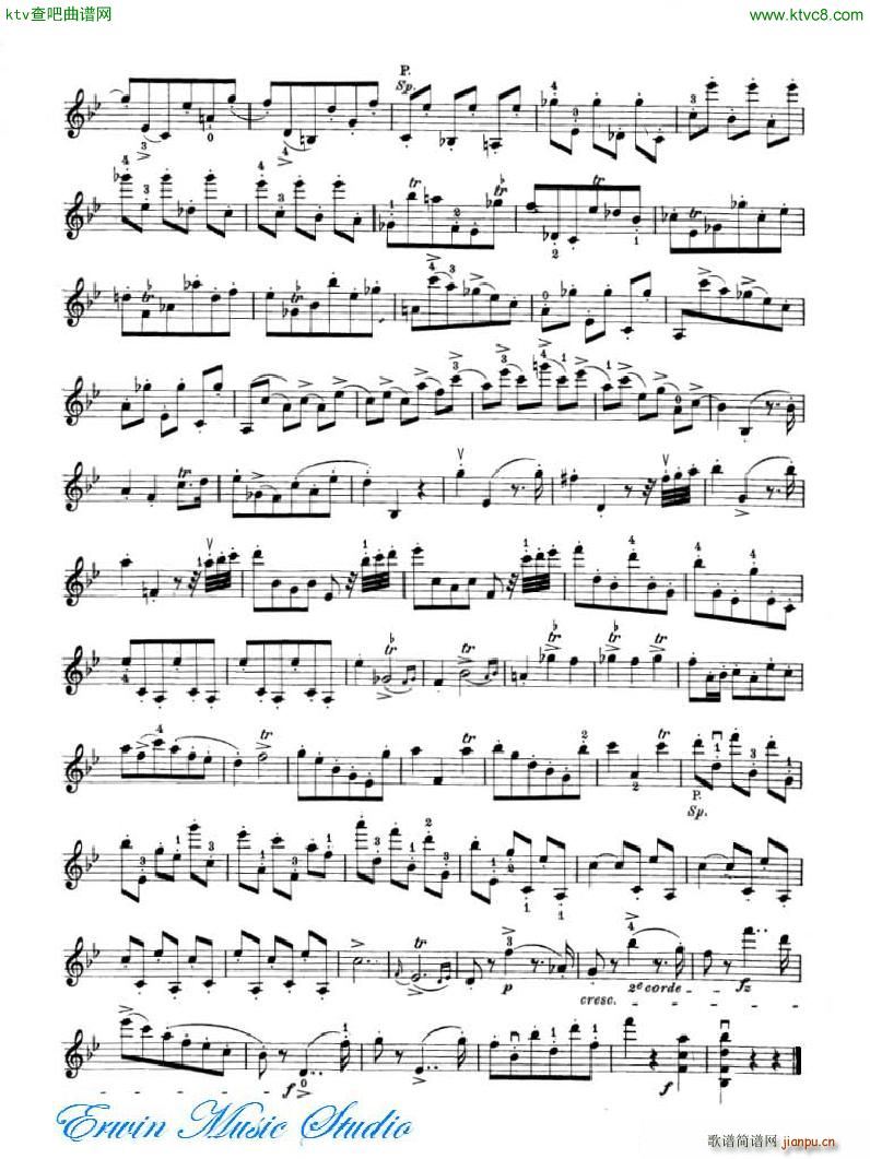 罗德 《罗德 24首练习曲Pierre Rode 24 Studi Per violino 17 24》简谱