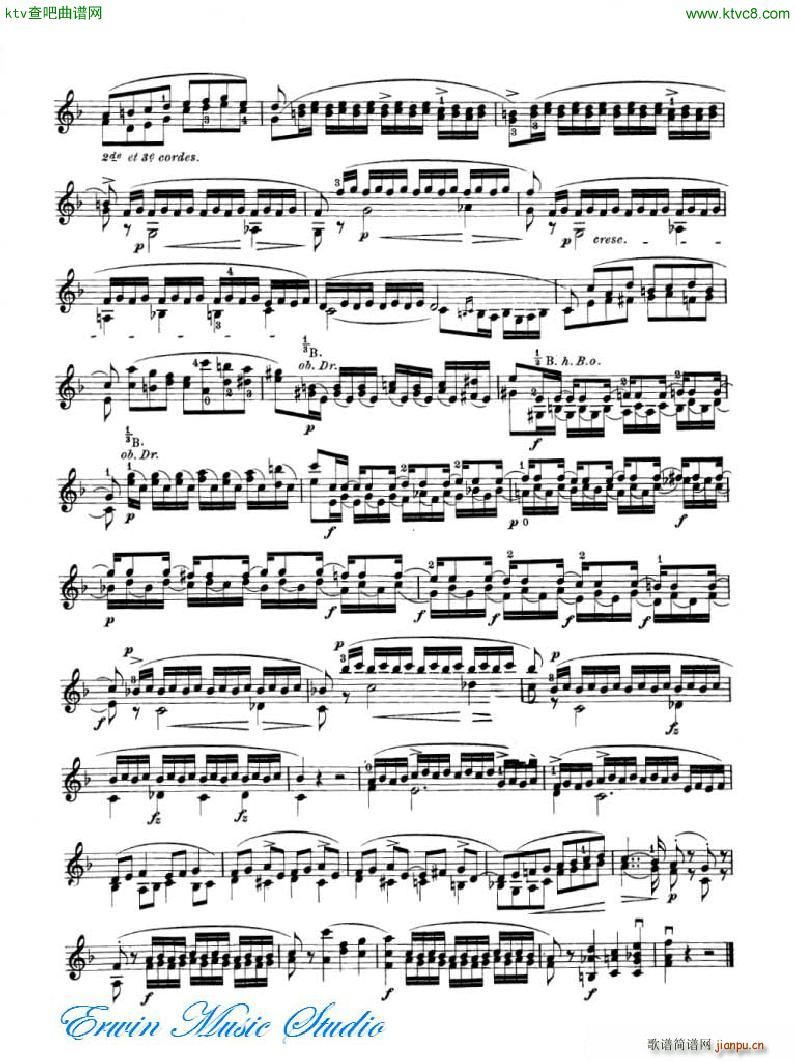 罗德 《罗德 24首练习曲Pierre Rode 24 Studi Per violino 17 24》简谱