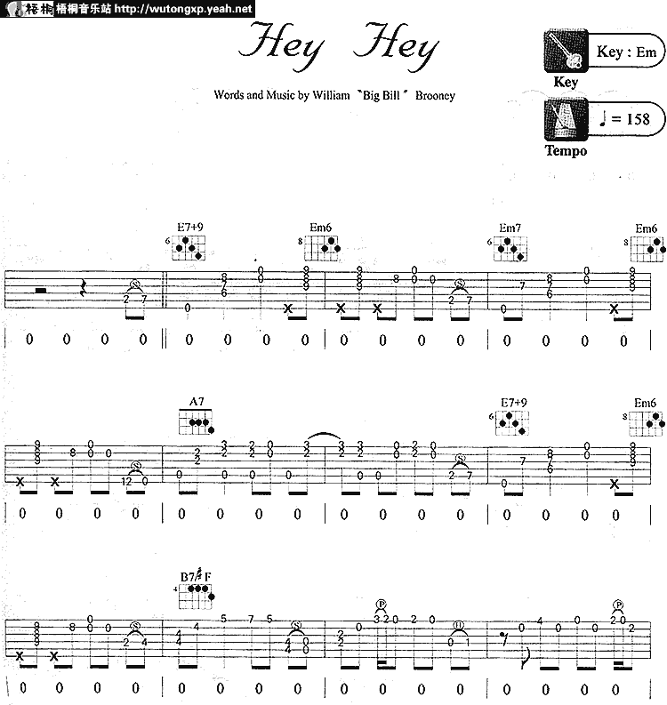 艾瑞克.克莱普顿   guitarman 《hey hey》简谱