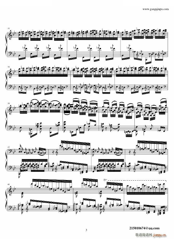 李斯特 《Liszt - Feux Follets Feux Follets -》简谱